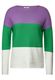 Cecil Block stripe jumper - green (35455)