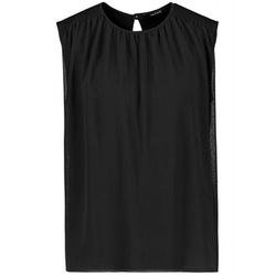 Taifun Chiffon blouse - black (01100)