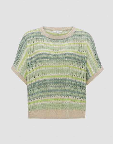 Opus Knitted shirt - Punissa - green (30005)