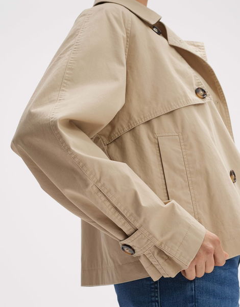 Opus Short jacket - Halita - brown/beige (20019)
