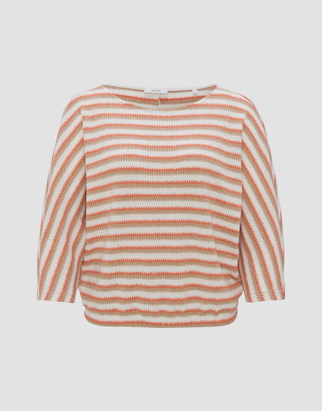 Opus Sweater - Guste - orange/beige (40022)