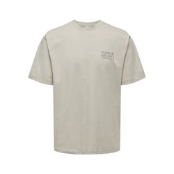 Only & Sons T-shirt with back print - gray (261395)