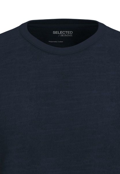 Selected Homme T-Shirt mit Rundhalsausschnitt  - blau (178814)
