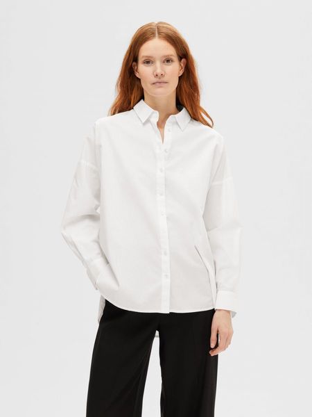 Selected Femme Oversize shirt - white (179651)