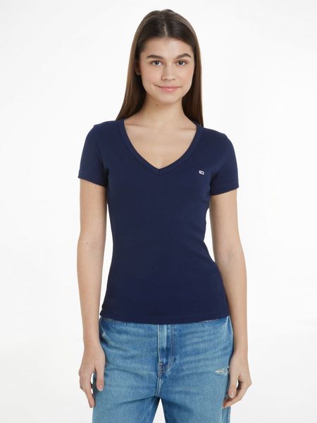 Tommy Jeans Slim T-Shirt - blue (C1G)