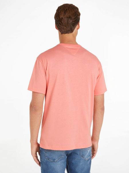 Tommy Jeans T-Shirt mit aufgesticktem Logo - pink (TIC)