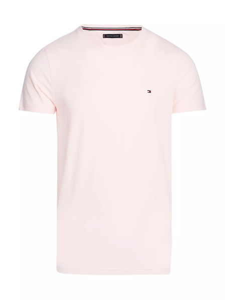 Tommy Hilfiger T-shirt slim fit avec logo - rose (TJS)