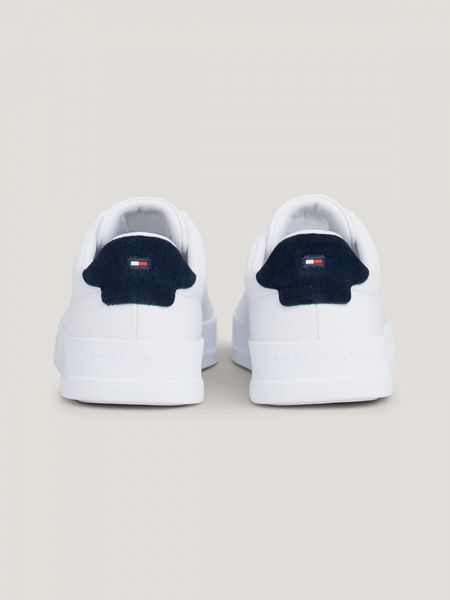 Tommy Hilfiger Chunky leather court sneaker - white (0LE)