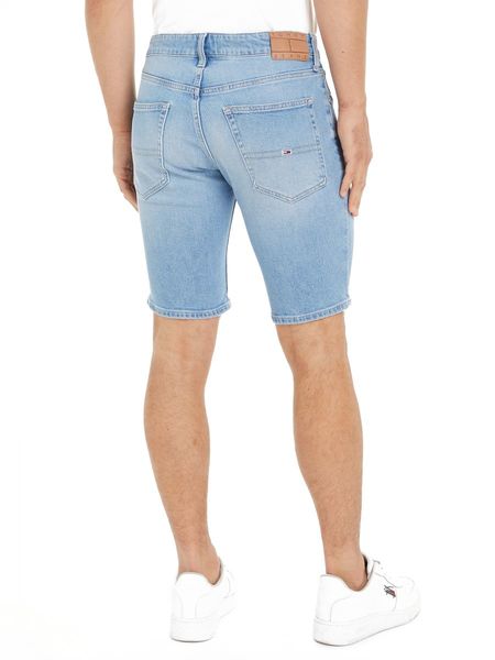 Tommy Jeans Short en jean Scanton avec effet fondu - bleu (1AB)