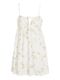 Tommy Jeans Poplin mini dress with tie ribbon - white (0K6)