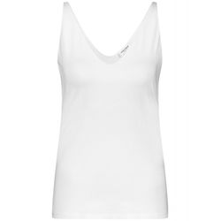 Gerry Weber Collection Basic top with a back neckline  - beige/white (99700)