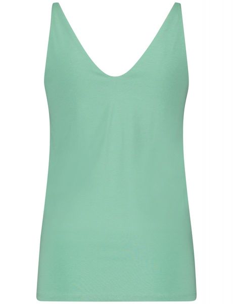 Gerry Weber Collection Basic top with a back neckline  - green (50375)
