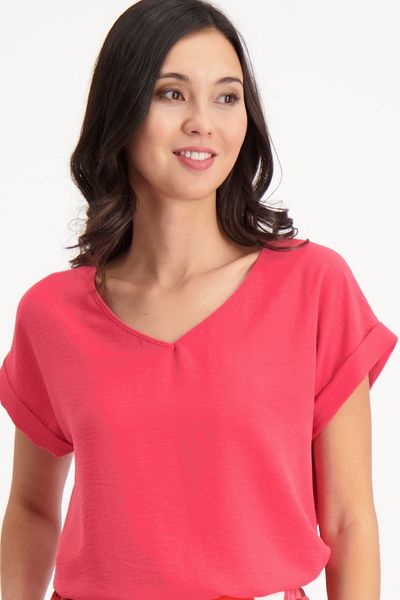 Signe nature Loose-fitting plain blouse - pink (24)