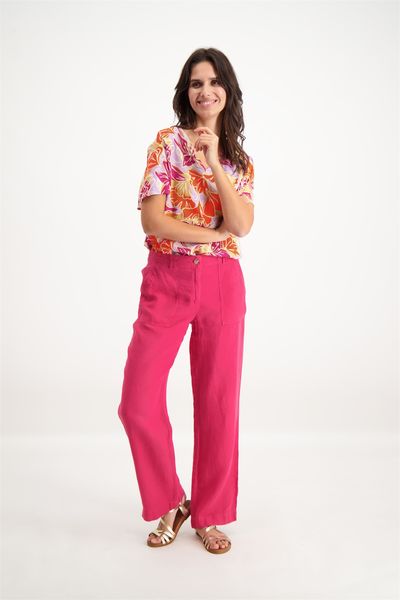 Signe nature Linen trousers - pink (24)
