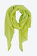 Signe nature Scarf with fringes - green (5)