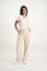 Signe nature Linen trousers - yellow/beige (2)