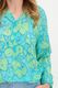 Signe nature Blouse with floral pattern - green/blue (6)