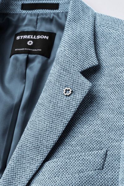 Strellson Veste slim - bleu (450)