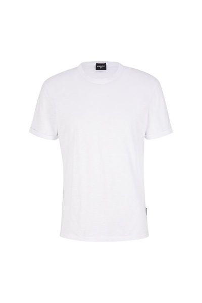 Strellson Unifarbenes T-Shirt - weiß (100)