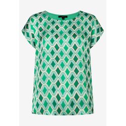 More & More Blouse shirt with graphic print   - green/beige (4022)