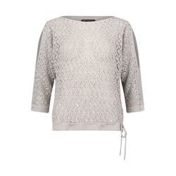 Betty Barclay Pull-over en maille ajourée - gris (9008)