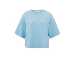 Yaya Sweater with boatneck - blue (54020)
