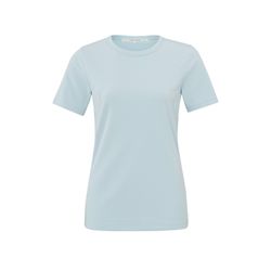 Yaya T-shirt with crewneck  - blue (34111)