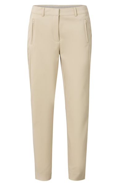 Yaya Trousers with straight leg - beige (51307)