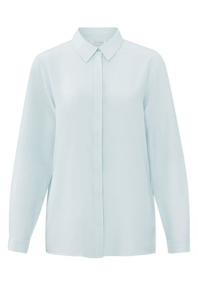 Yaya Soft relaxed blouse - blue (34111)