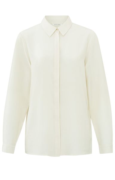 Yaya Soft relaxed blouse - beige (99293)