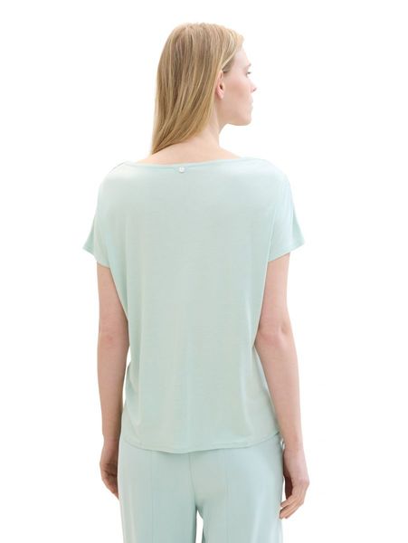 Tom Tailor T-shirt in fabric mix - green (17549)