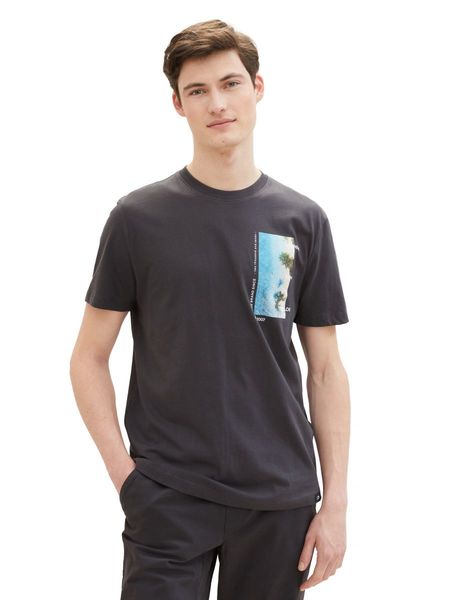 Tom Tailor Denim T-shirt with organic cotton - gray (29476)