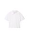 Tom Tailor Denim Boxy-Shirt mit kurzen Ärmeln - weiß (20000)