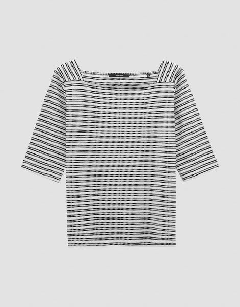 someday T-shirt en jersey - Kaimi - blanc/noir (900)