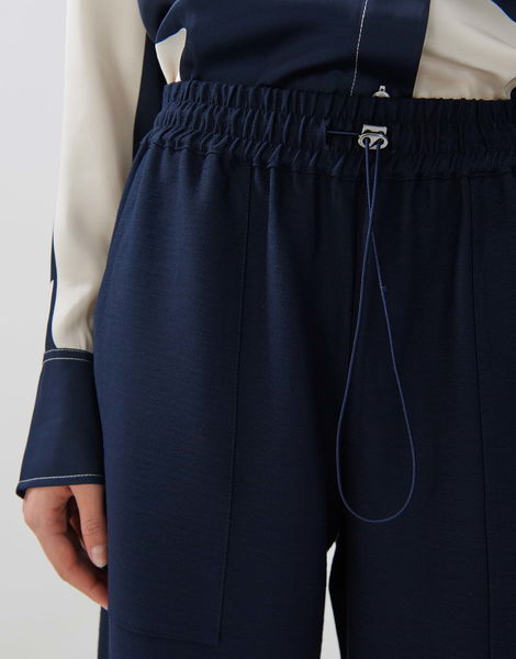 someday Pantalon en tissu - Chiec - bleu (60018)