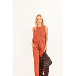 Molly Bracken Pants with all-over pattern - orange (CARAMEL)