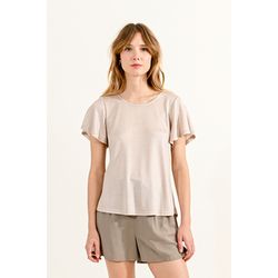 Molly Bracken Knitted T-shirt - beige (BEIGE)