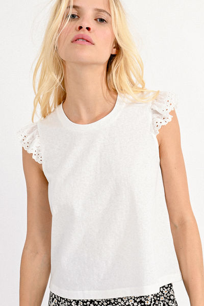 Molly Bracken Top en tricot - blanc (OFFWHITE)