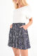Molly Bracken Short printed skirt - white/blue (BLUE ESMEE)