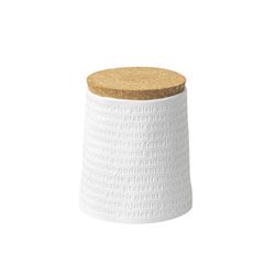 Räder Storage jar (D.10cmxH.12cm) - white/brown (0)