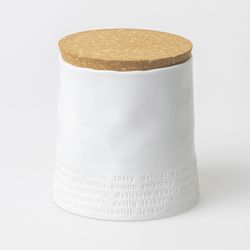Räder Storage jar (D.13.5cm, H.14.5cm) - white (0)