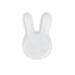 Räder Tellerchen - Hase 5,2x8x0,5cm - weiß (0)