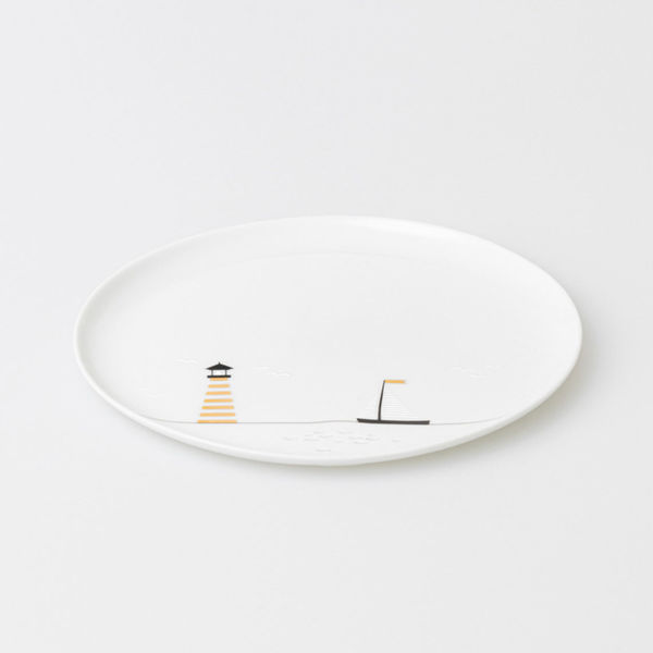 Räder Gift plate - Sailing - gold/white/black (0)