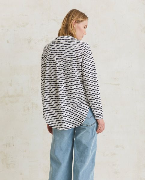 Yerse Striped blouse - white/black (255)