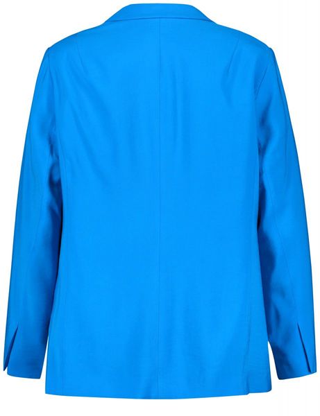 Samoon Blazer avec poches à rabat - bleu (08840)