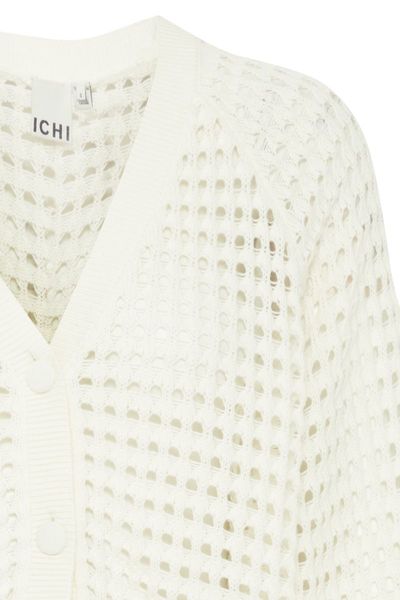 ICHI Cardigan - Ihlaluha - white (110701)