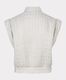Esqualo Gilet court en tweed - blanc (Off White)