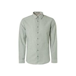 No Excess Shirt Stripes With Linen - gray (19)