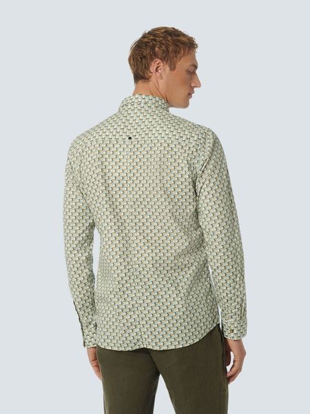 No Excess Shirt Stretch Allover Printed - green (58)