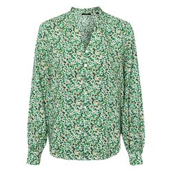 Zero Blouse with floral pattern - green/beige (1851)